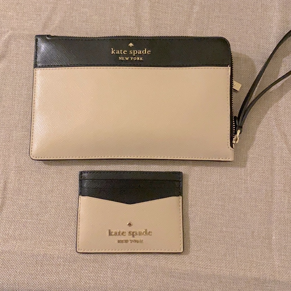 Kate Spade zip wallet and slim card wallet